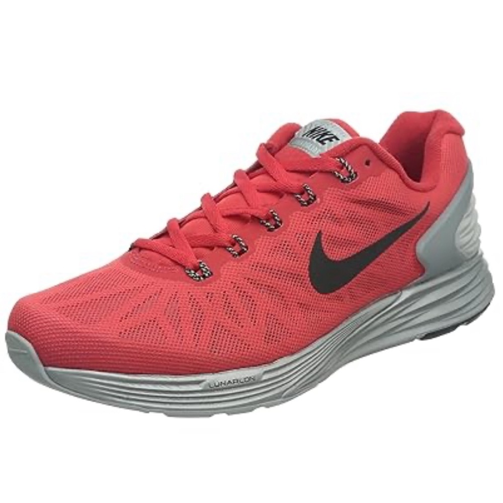 Nike LunarGlide 6 Flash 3M Red Shoes Men’s Size 11.5 - Picture 1 of 7